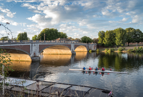 River Thames under Hampton Court bridge