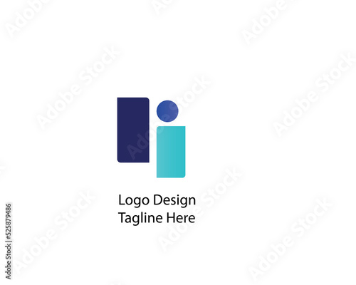 Abstract and simple design logo concept minimalist logo  with gradient colors. modern ideas logo for company and personal use vector file