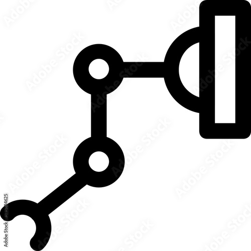 Industrial Arm Vector Icon
