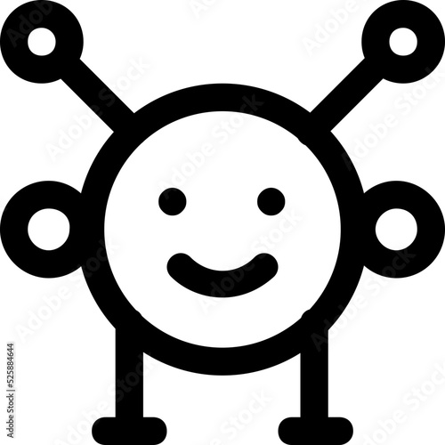 Game Robot Vector Icon