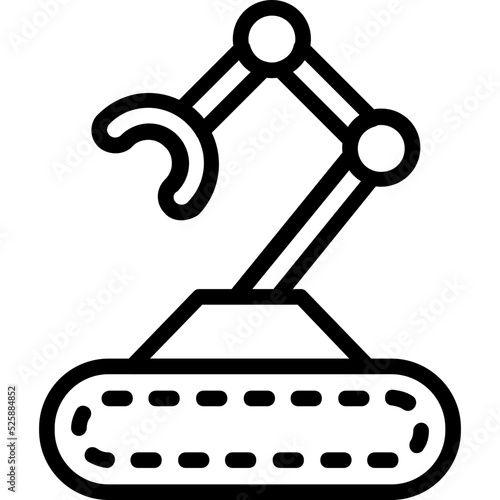 Industrial Arm Vector Icon