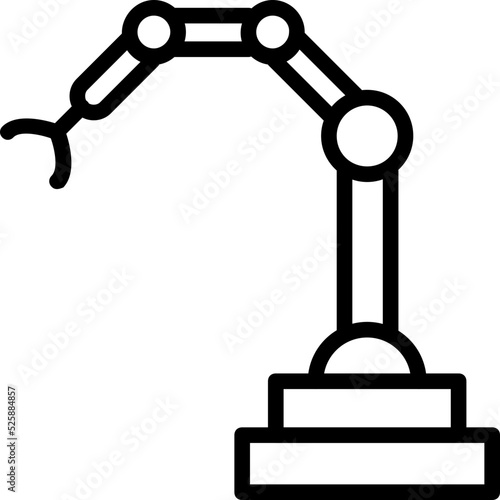 Industrial Arm Vector Icon