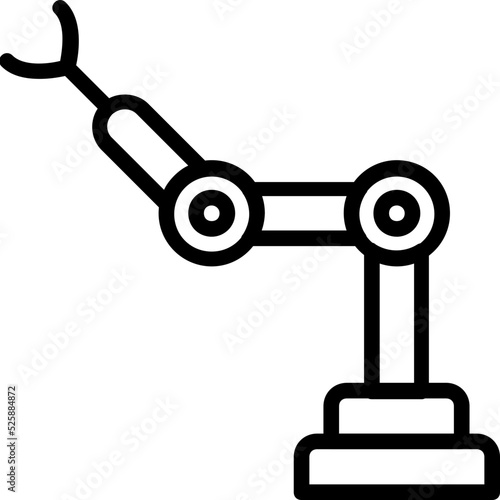 Industrial Arm Vector Icon