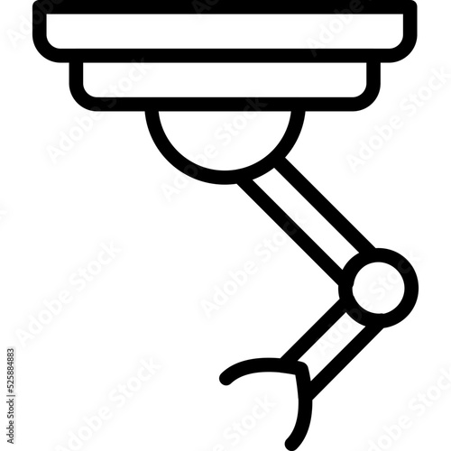 Industrial Arm Vector Icon