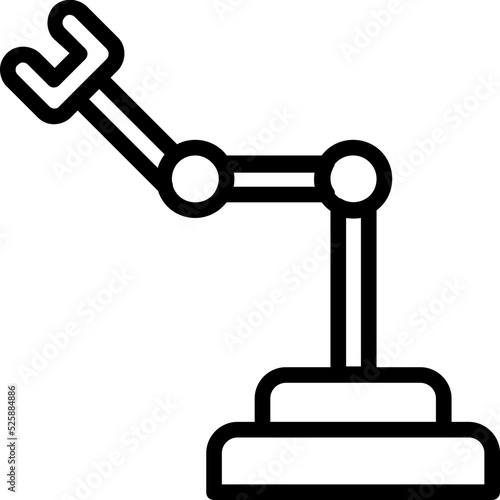 Industrial Arm Vector Icon