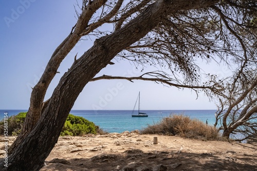 Ein Boot auf Mallorca in der Bucht von Cala Ratjada