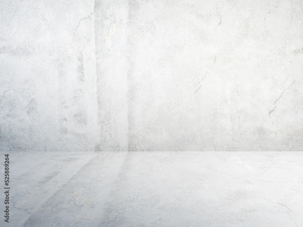 concrete white room concrete white room