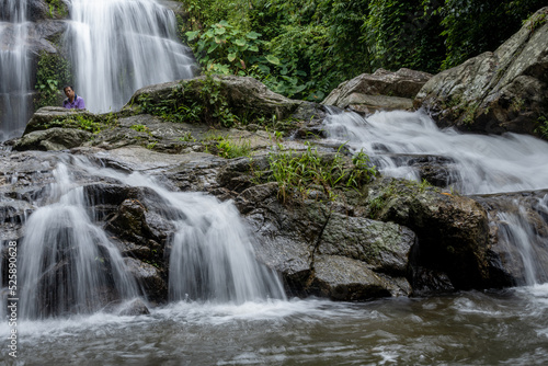Sai Khu Waterfall  Bangsabhan  Prachuap Khiri Khan  Thailand.