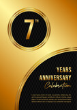 7Th Anniversary Celebration Template Design