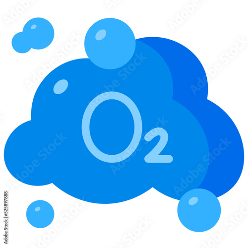 o2 flat icon