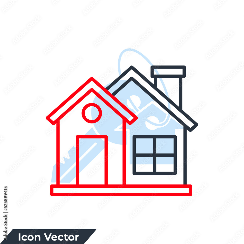 house icon logo vector illustration. home symbol template for graphic and web design collection house icon logo vector illustration. home symbol template for graphic and web design collection