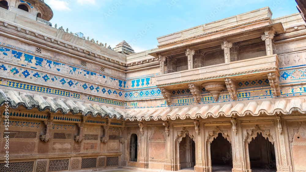 The ancient Gwalior Fort commonly known as the Gwalior Qila, is a hill fort in Gwalior, Madhya Pradesh, India
