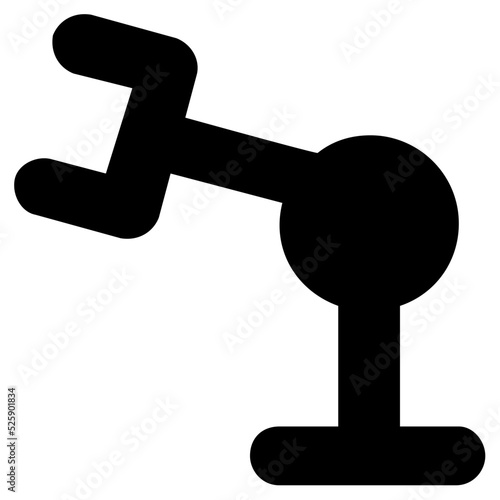 Industrial Arm Vector Icon