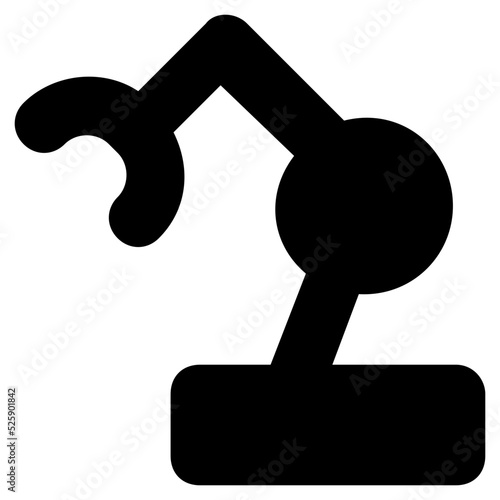 Industrial Arm Vector Icon