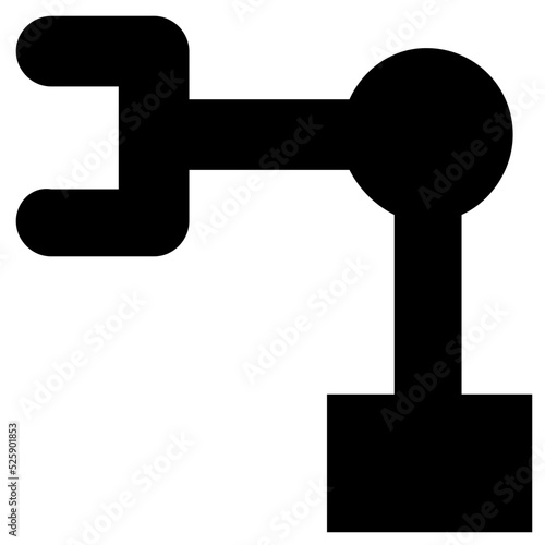 Industrial Arm Vector Icon