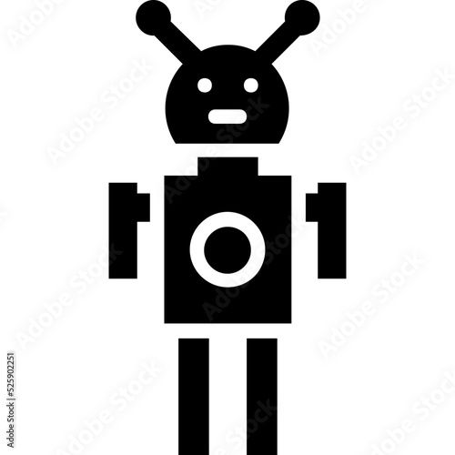 Game Robot Vector Icon