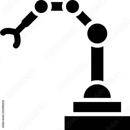 Industrial Arm Vector Icon