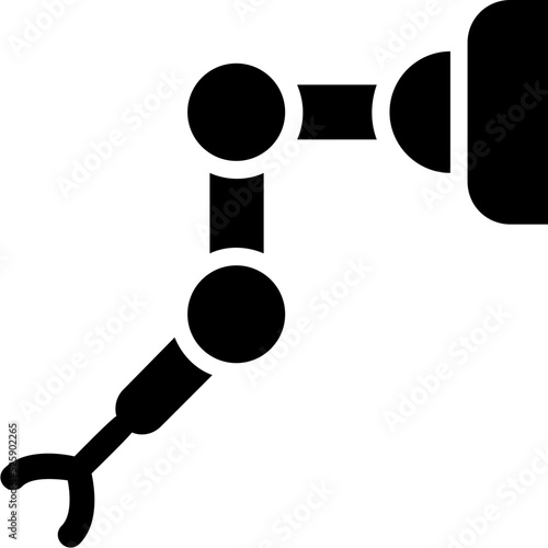Industrial Arm Vector Icon