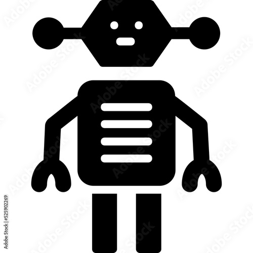 Game Robot Vector Icon