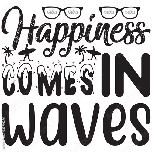 Happiness comes in waves photo