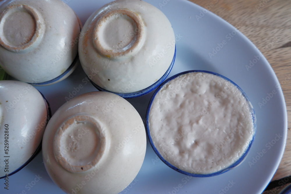 Thai Coconut Milk Custard,Thai food. Thai Coconut Milk Custard,Thai food.