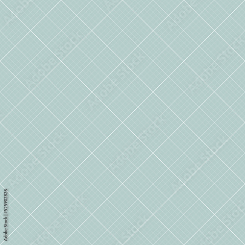 Geometric grid. Seamless light blue and white abstract pattern. Modern background whith white diagonal lines