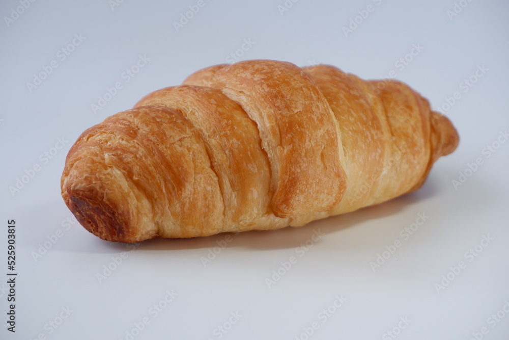 Delicious Butter Croissant in the morning of work.