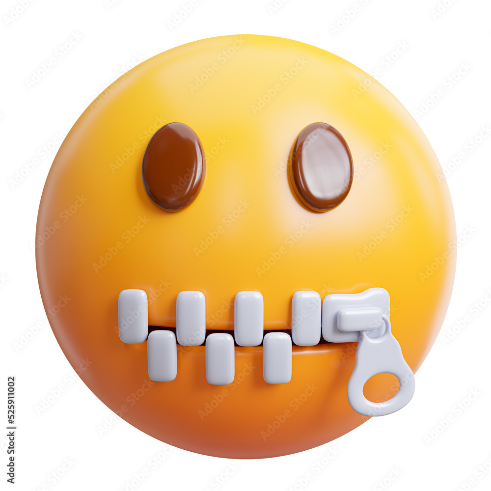 Fototapeta premium emoji 3d icon.