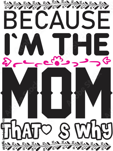 mom t-shirt design.