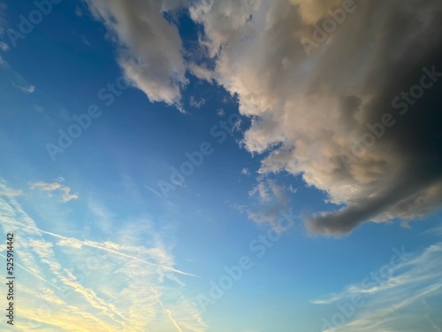 blue sky with clouds 2