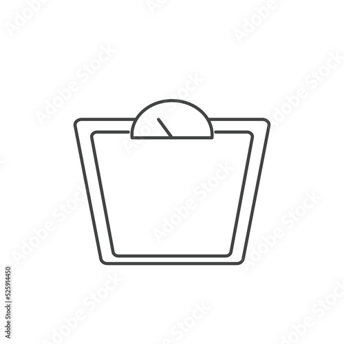 diet scale icons  symbol vector elements for infographic web