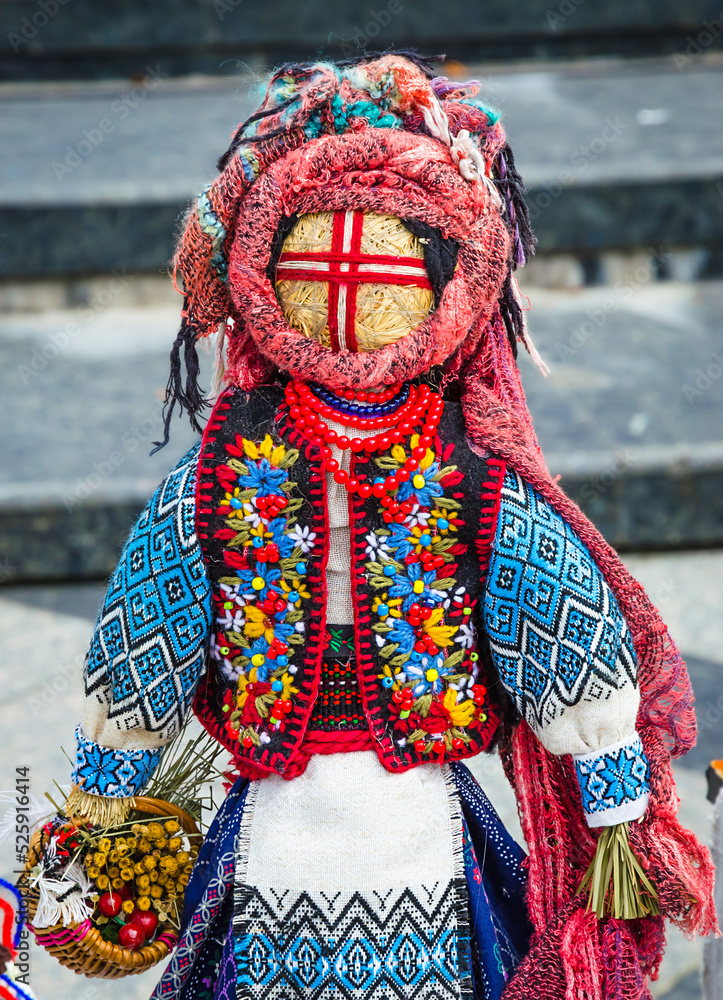 Traditional Ukrainian handmade doll- amulet