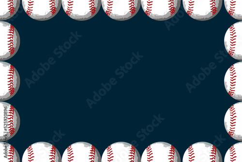 blue sports card background baseball frame boarder drawing recreation sport backdrop sign illustration