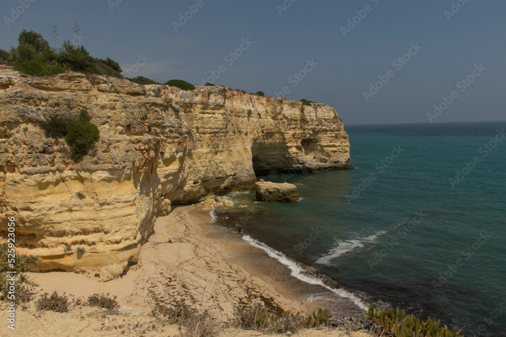 Sand stone cliffs Portugal