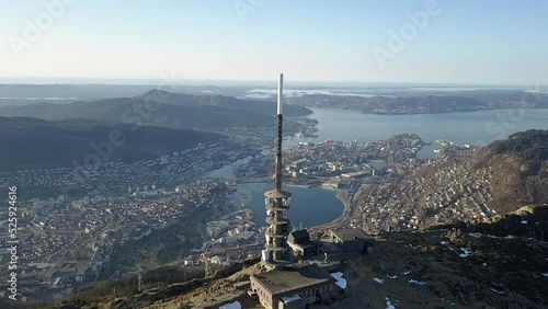 Ulriken radio tower, Bergen, Norway