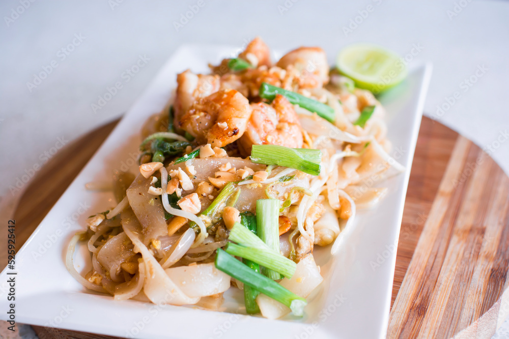 Shrimp pad thai sauted meat noodles peruvian gourmet restaurant food peruvian gourmet restaurant food Shrimp pad thai sauted meat noodles peruvian gourmet restaurant food peruvian gourmet restaurant food