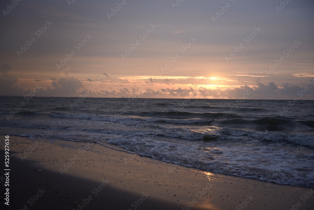 sunrise at the beach in Corpus Christi sunrise at the beach in Corpus Christi