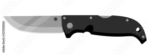 Jackknife. Cute jackknife isolated on white background. Vector illustration