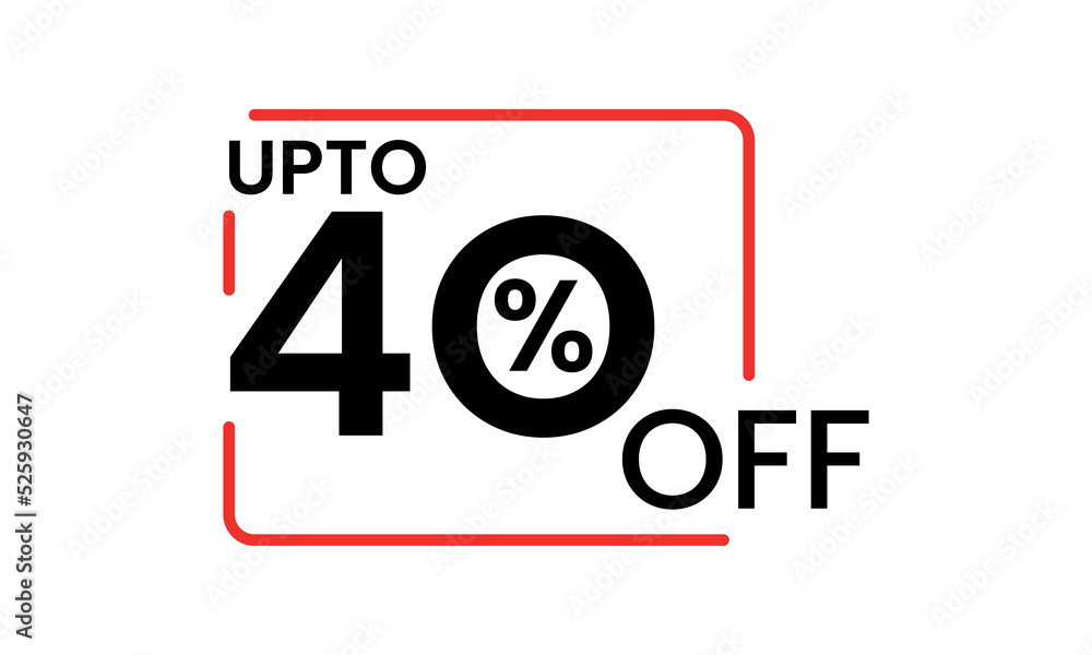 upto 40 percent discount vector, 40 percent off vector typography, 40 percent discount upto 40 percent discount vector, 40 percent off vector typography, 40 percent discount