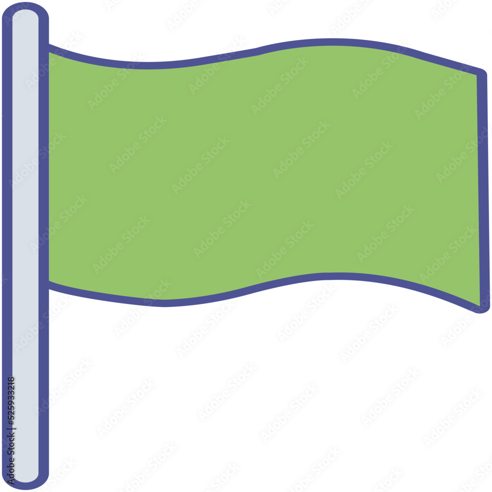 Obraz premium Flag Isolated Vector icon which can easily modify or edit