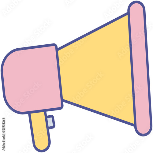 Megaphone Isolated Vector icon which can easily modify or edit

