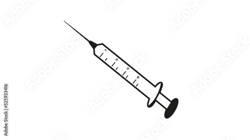 syringe icon vector illustration