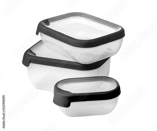 Fotografía Empty food plastic container