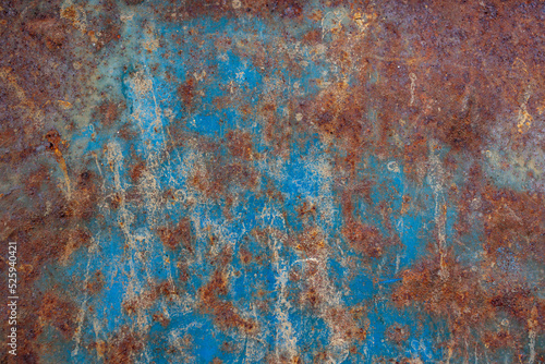 blue rusty metal texture