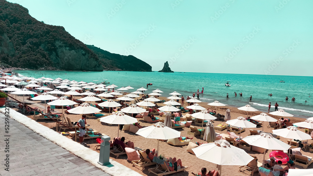 Obraz premium Agios Gordios Beach, Corfu, Greece