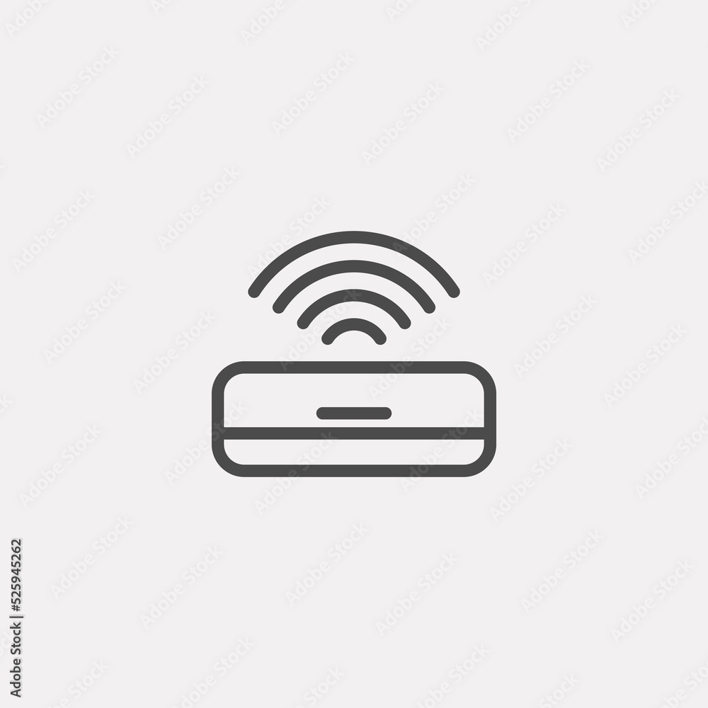 Air conditioner vector icon sign symbol Air conditioner vector icon sign symbol