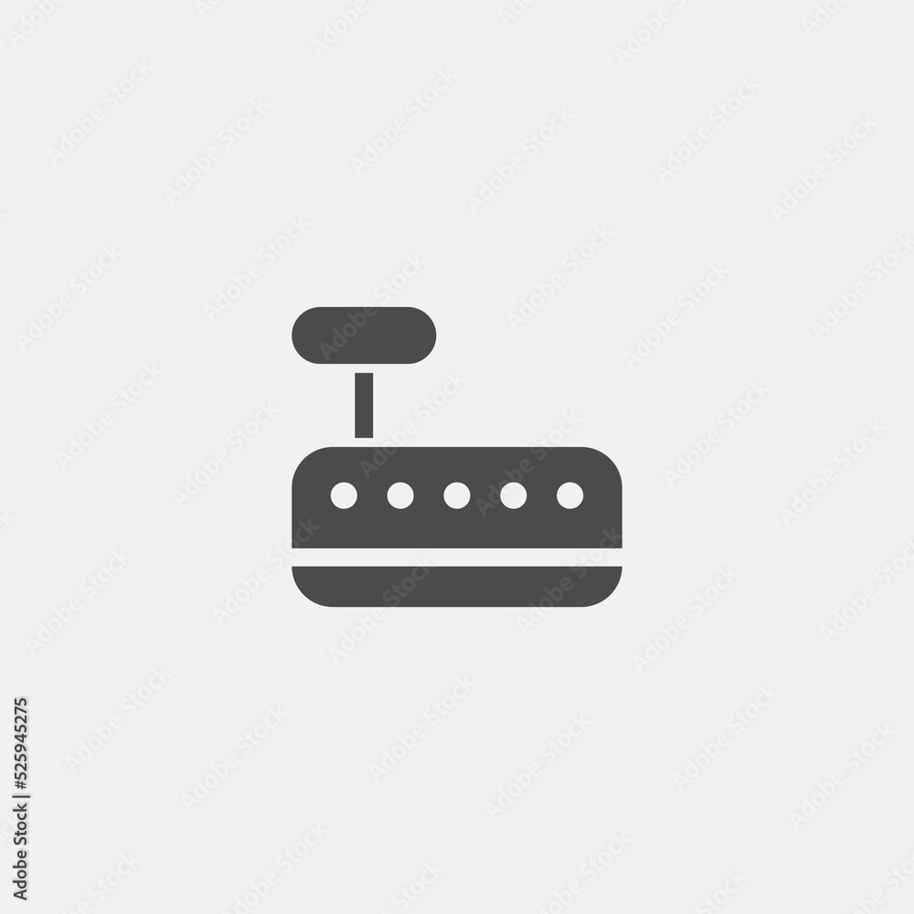 Cash register vector icon sign symbol Cash register vector icon sign symbol