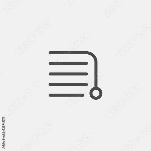 Blinds vector icon sign symbol