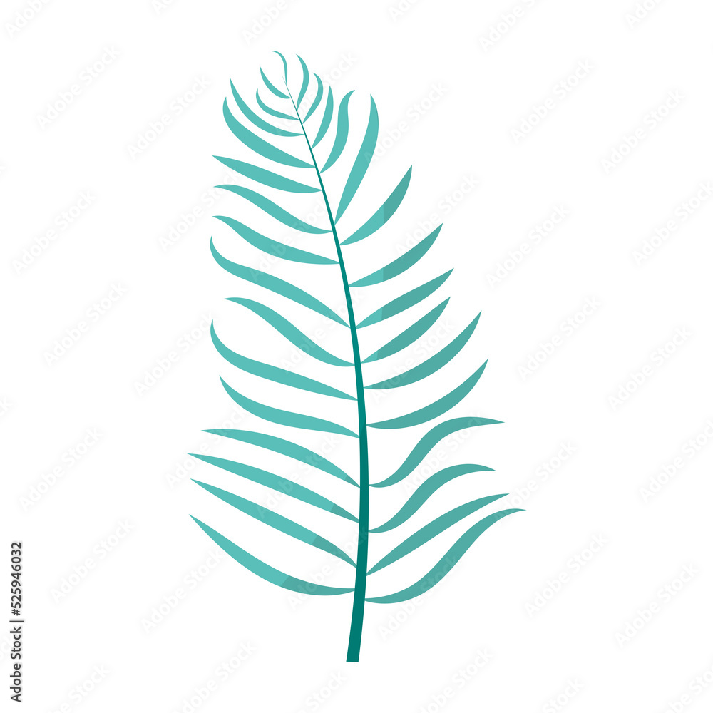 Palm leaf icon.