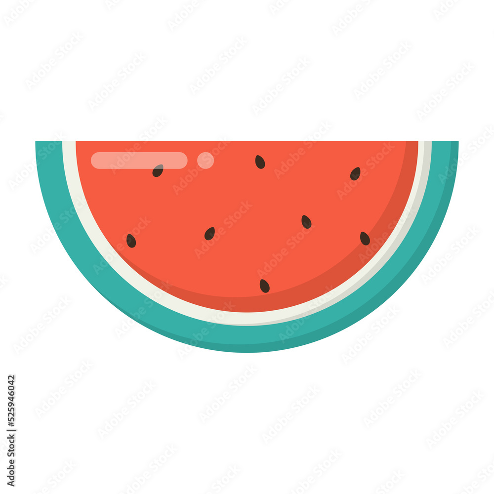 Watermelon icon. Watermelon icon.
